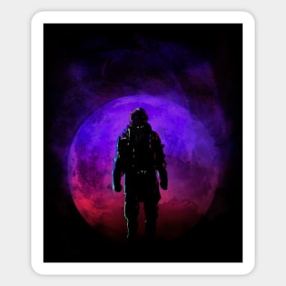 Interstellar Exploration (Astronaut in Space) Sticker